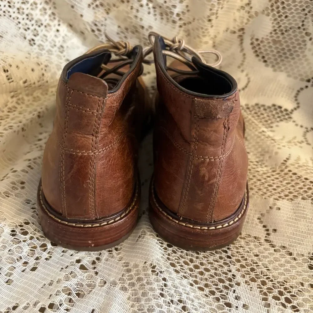 Cole Haan ZeroGrand Men's US 8.5 M Brown Leather Chukka Boots